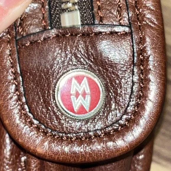 MICHELLE Brown Leather Tote Bag - Picture 10 of 16